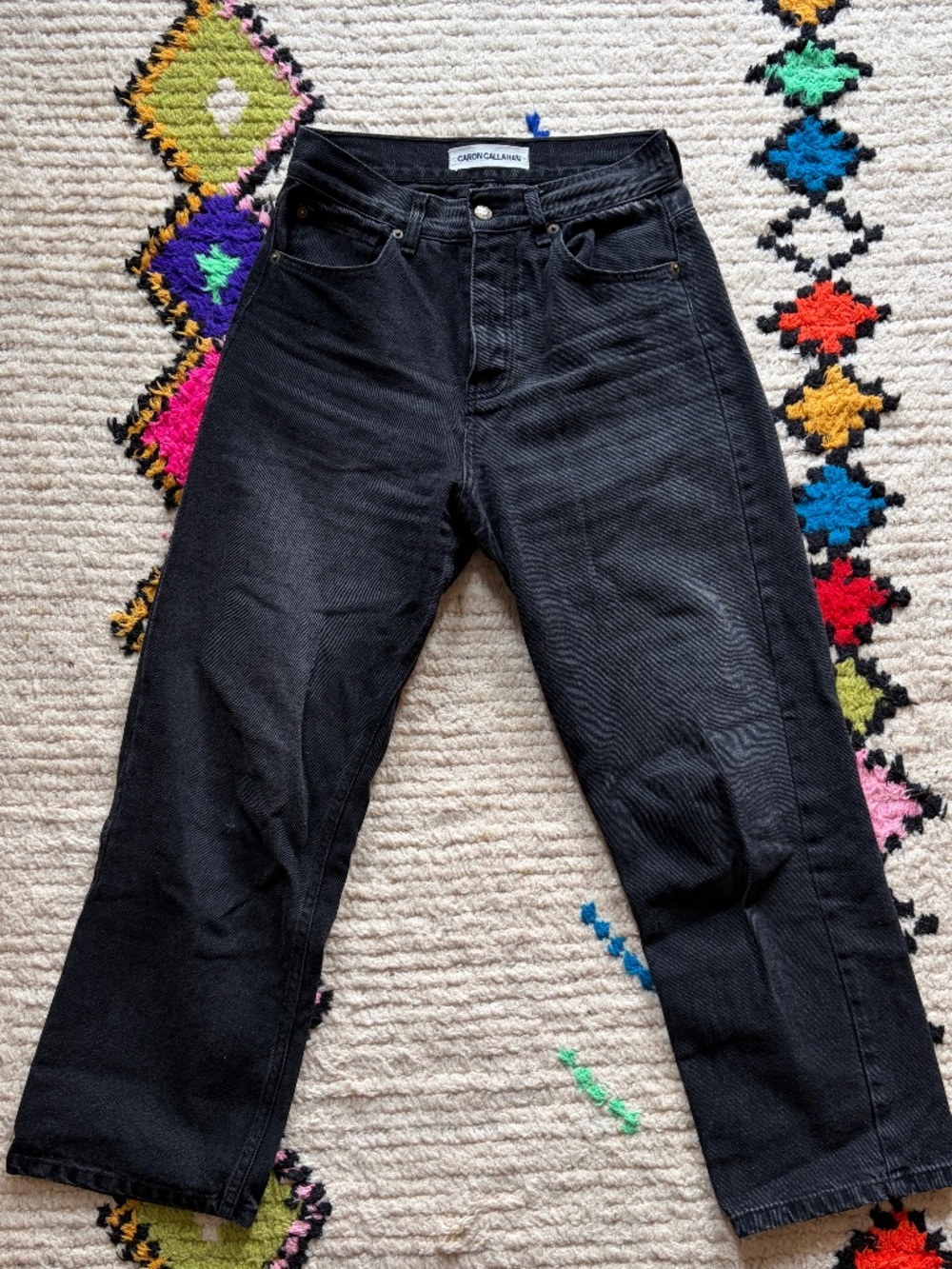 Caron Callahan Raina jeans in faded black size 26
